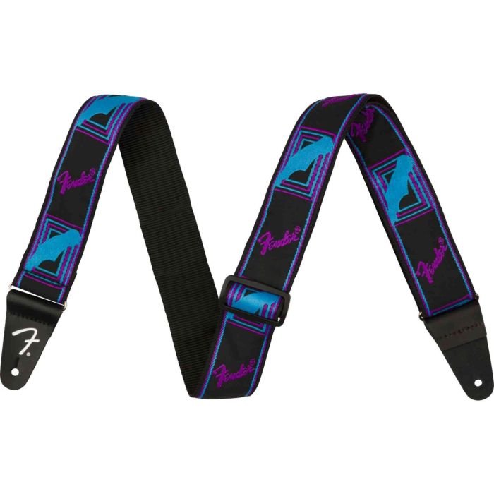 Fender Neon Strap Blue/Purple main product photo
