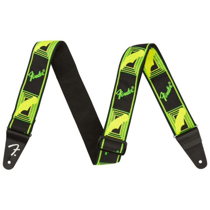 Fender Neon Strap Green/Yellow main product photo