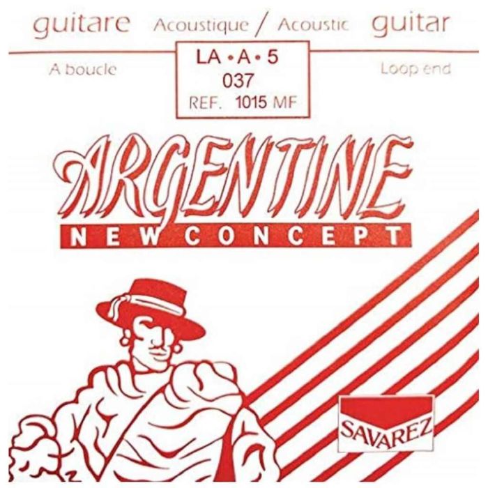 Corda Acustica Savarez 1015MF Argentine 037 LA-5 loop end main product photo