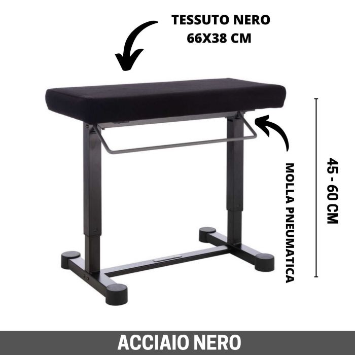 K&M idraulica 14081 nera tessuto main product photo