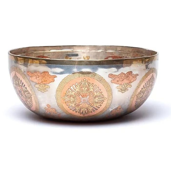 Campana Energy 25cm Buddha Vairochana Silver plated bronze main product photo