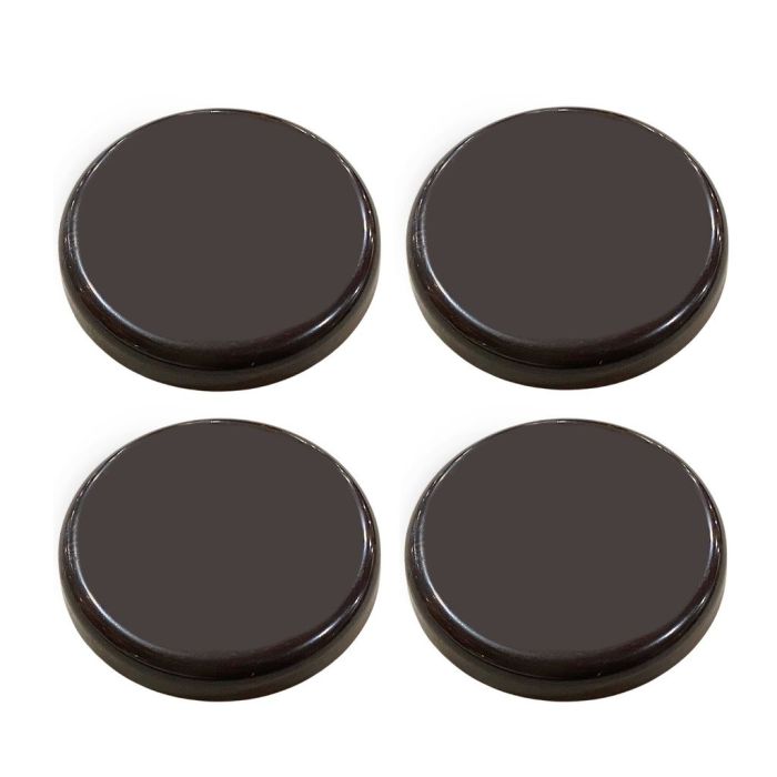 Isolatori per pianoforte 7cm plastica marroni 4pz main product photo