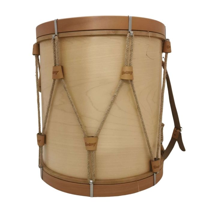 Tamburo da parata Honsuy 40,5x44cm light brown con tracolla e battente main product photo