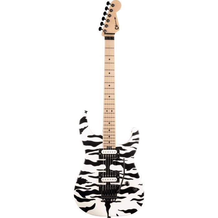 Charvel Pro-Mod DK22 Satchel HH FR M satin white bengal main product photo