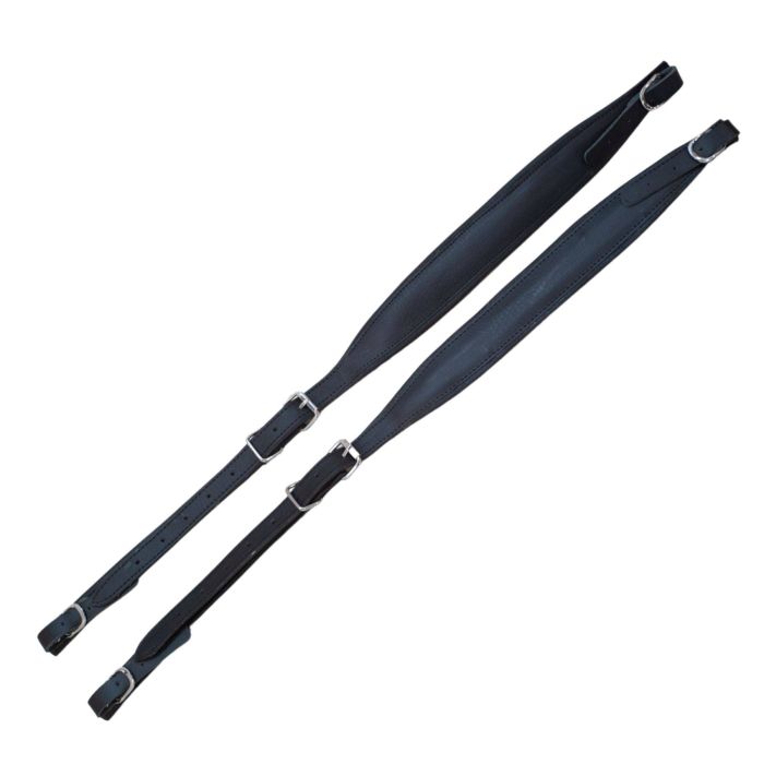 Tracolla Fisarmonica 96-120 Bassi Comet 317A pelle nero main product photo