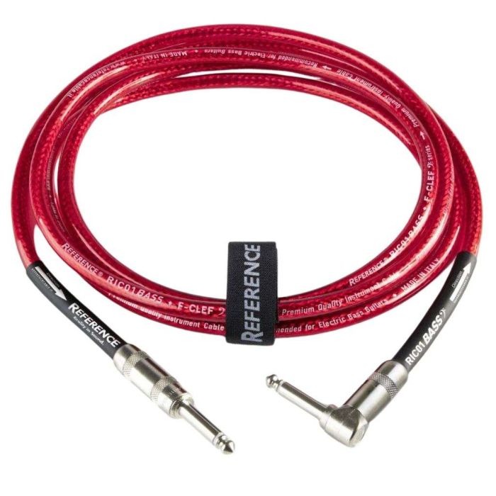Cavo Jack/Jack angolare 3mt Reference RIC01BASS-RE-JJR-3-SW rosso main product photo