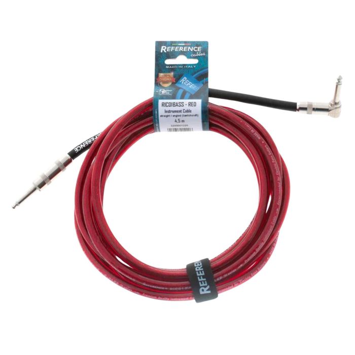 Cavo Jack/Jack angolare 4,5mt Reference RIC01BASS-RED rosso main product photo