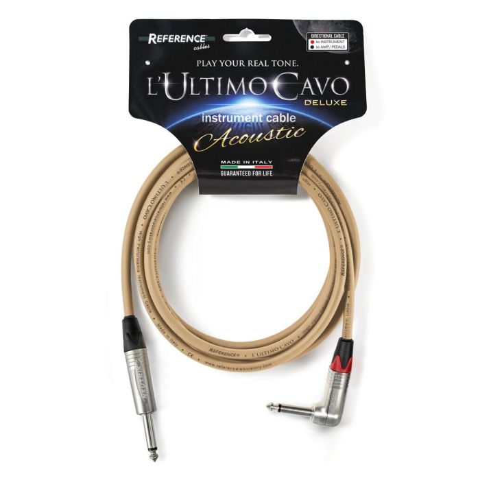 Cavo Jack/Jack angolare 3 mt Reference Deluxe serie Ultimo main product photo