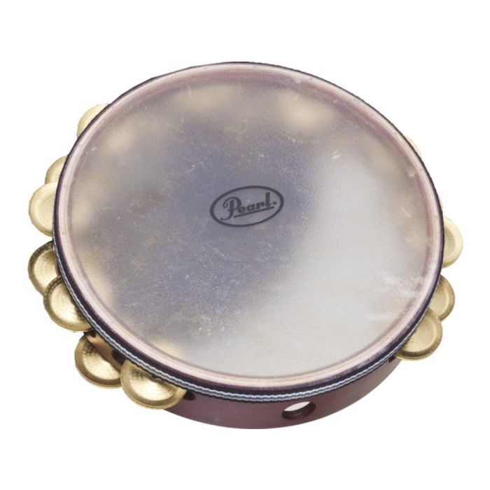 Pearl PETM-1017 Tamburello 10" piattini ottone pelle naturale main product photo