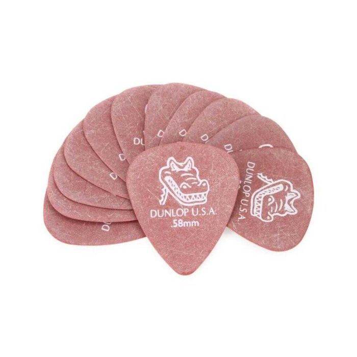 Blister plettri Dunlop 417P.58 Gator Grip 12pz .58mm main product photo