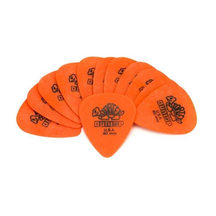 Blister plettri Dunlop 418P.60 Tortex 12pz standard 60mm main product photo