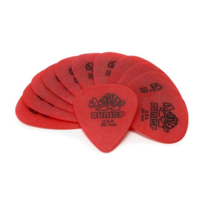 Blister plettri Dunlop 418P.50 Tortex 12pz standard 50mm main product photo