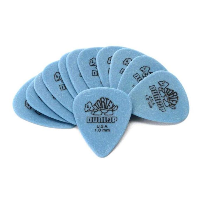 Blister plettri Dunlop 418P1.0 Tortex 12pz standard 1.0mm main product photo