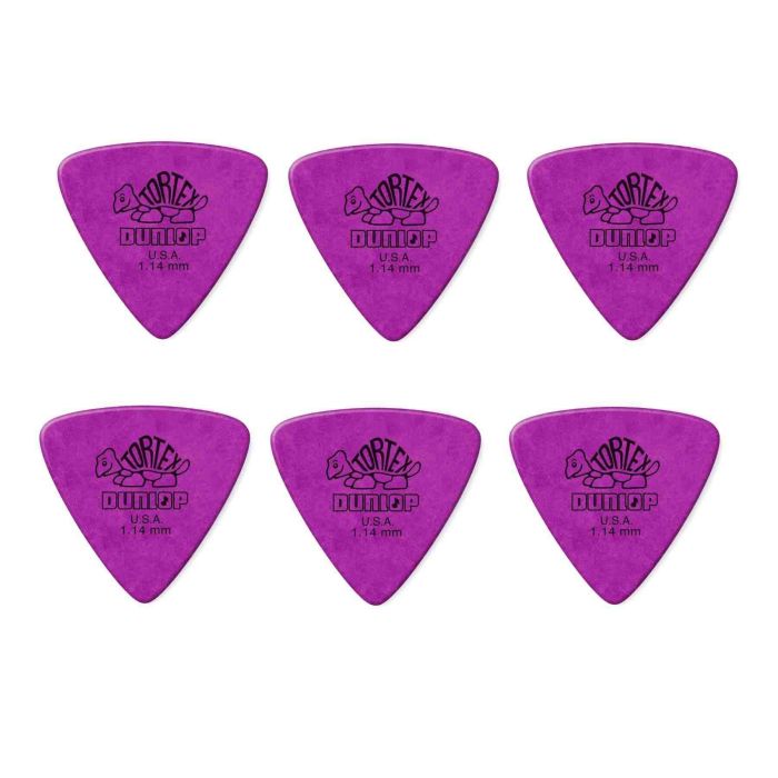 Blister plettri Dunlop 431P1.14 Tortex triangle 6pz 1.14mm main product photo