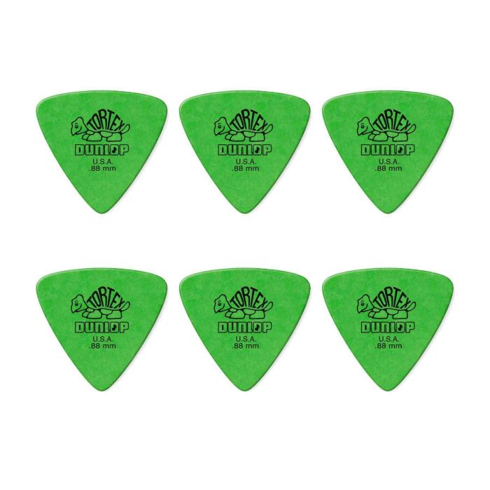 Blister plettri Dunlop 431P.88 Tortex triangle 6pz 88mm main product photo