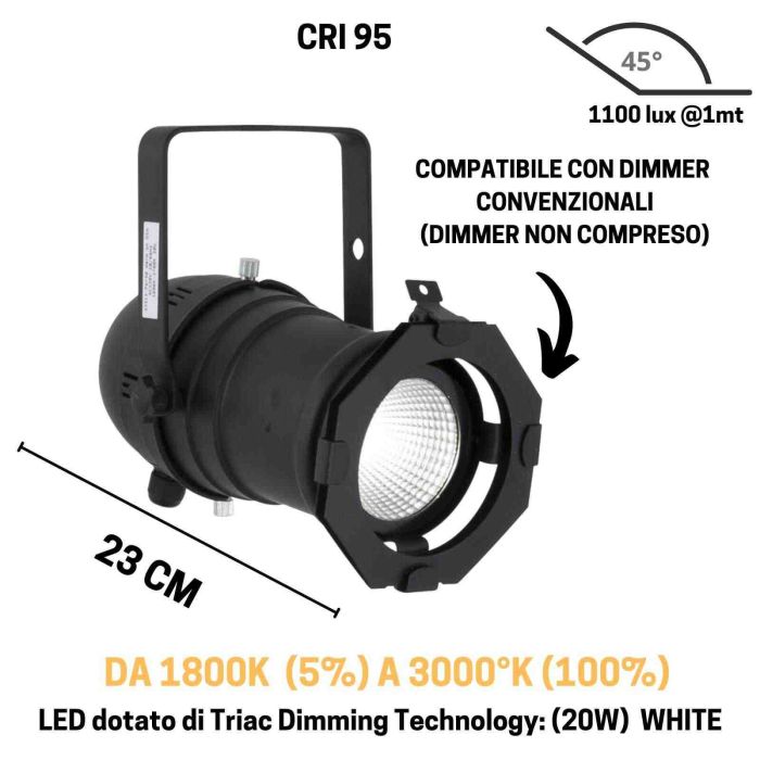 Showtec PAR 30 warm on dim main product photo