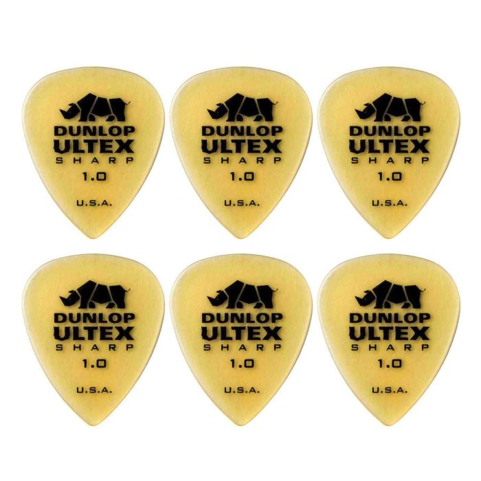 Dunlop 433P1.0 Ultex Sharp 1.0mm 6 pack main product photo