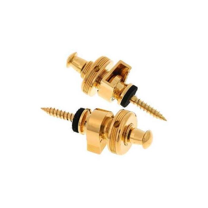Schaller 447 Strap Locks Gold 2pz main product photo