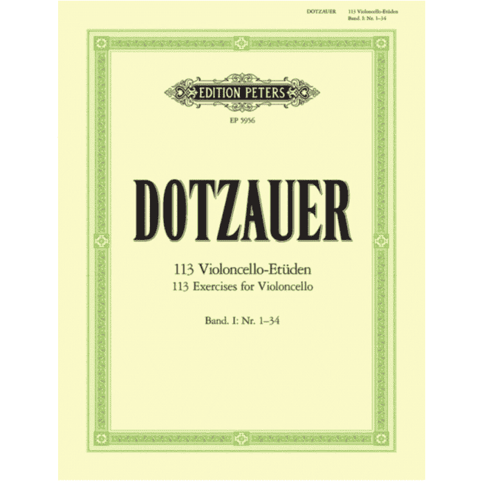 Dotzauer 113 Studi per Violoncello Vol.1 (NO. 1-34) main product photo