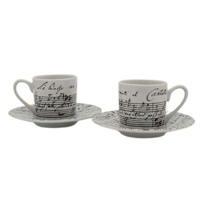 Set 2 tazzine Musik-Boutique da Caffè bianco serie Cantate main product photo