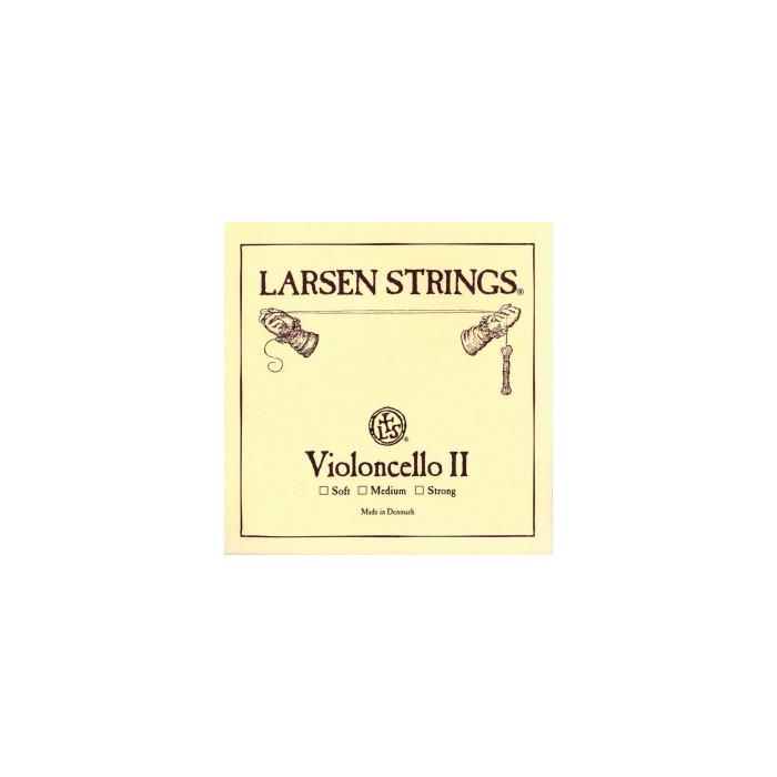Corda Violoncello 4/4 Larsen RE medium a cciaio-cromo main product photo