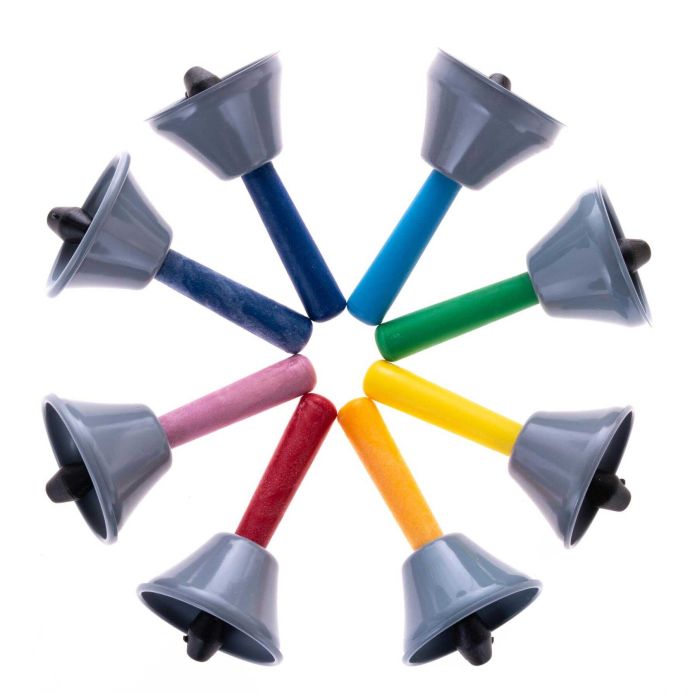 Set Campanelle Gitre' 8 pezzi colorate intonate diatonico Do-c/Do-c main product photo