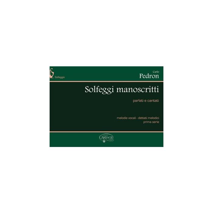 Pedron Solfeggi manoscritti main product photo