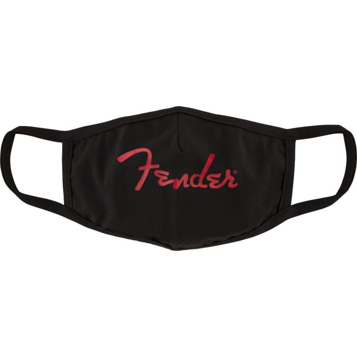 Mascherina Fender black logo red main product photo