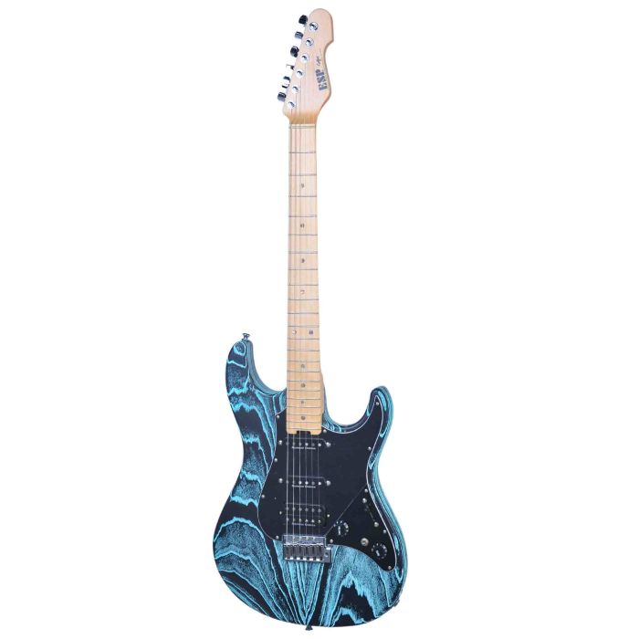 ESP Snapper ctm drift wood black blue filler El. Guitar main product photo