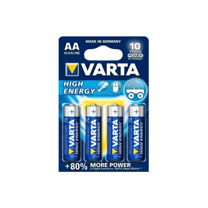 Batterie Varta AA high energy 4 Stilo alcalina main product photo