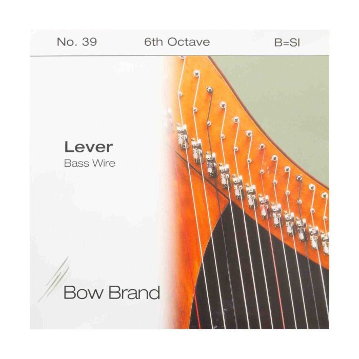 Corda Arpa Celtica Bow Brand 6 ottave n.39 B SI in metallo main product photo