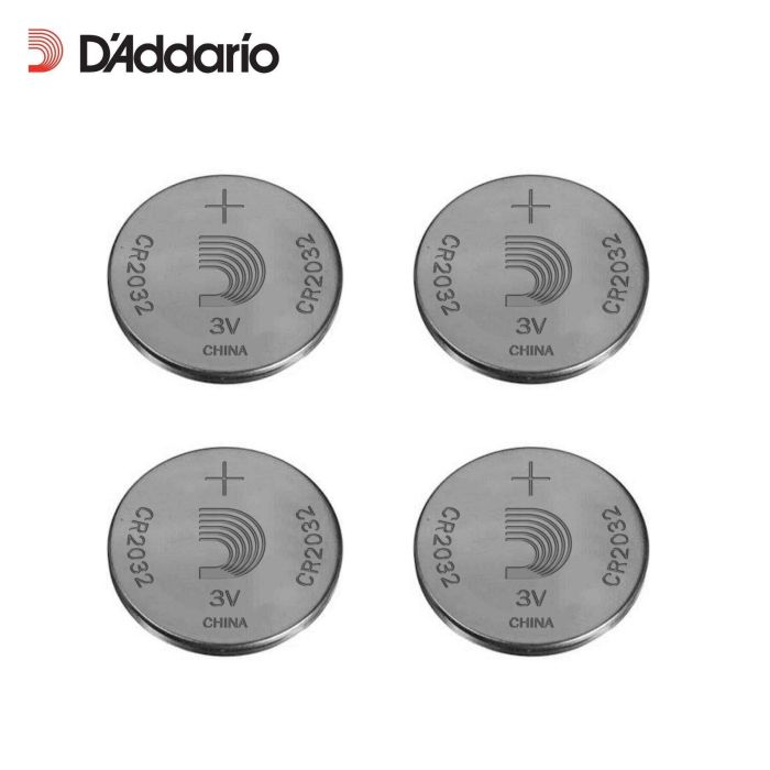 Batterie litio D'Addario a bottone CR2032 Confezione 4 pile main product photo