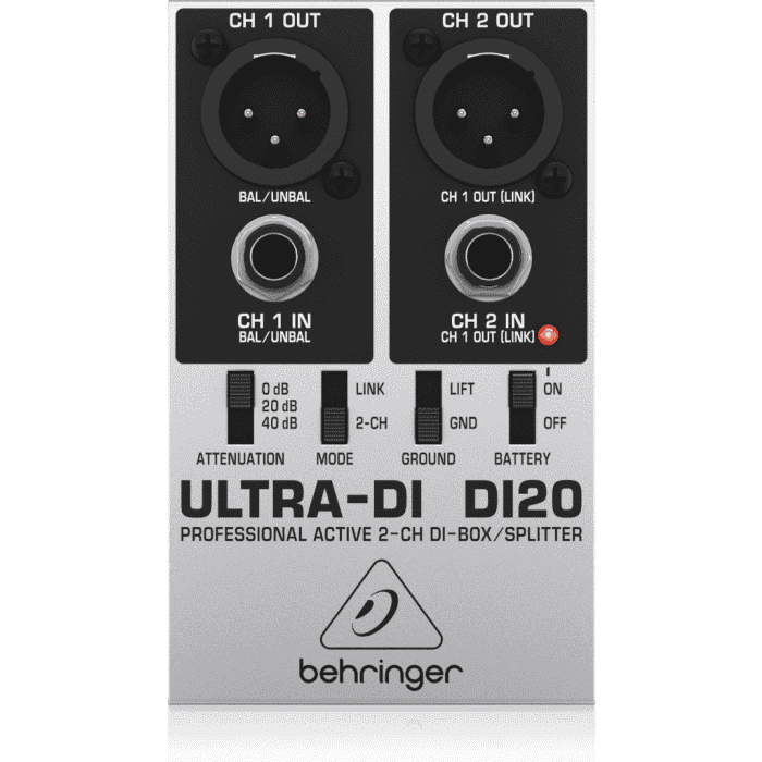 Behringer DI20 Ultra Di-Box 2 CANALI ATTIVA main product photo
