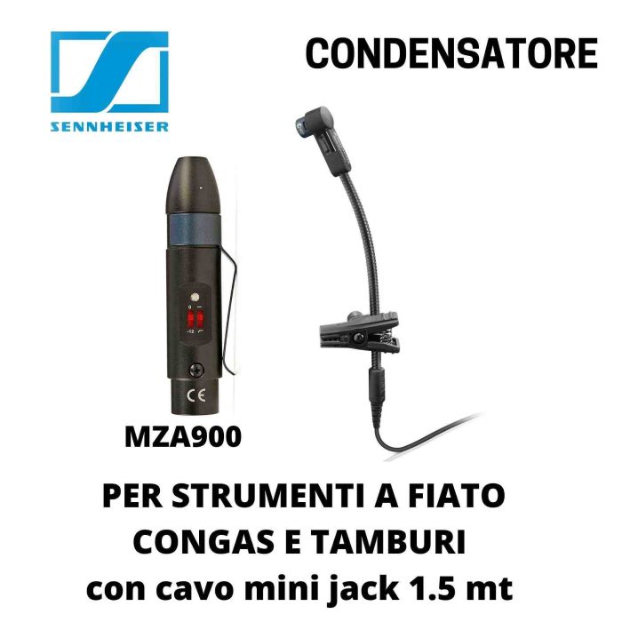 Sennheiser E908B per fiati e percussioni main product photo