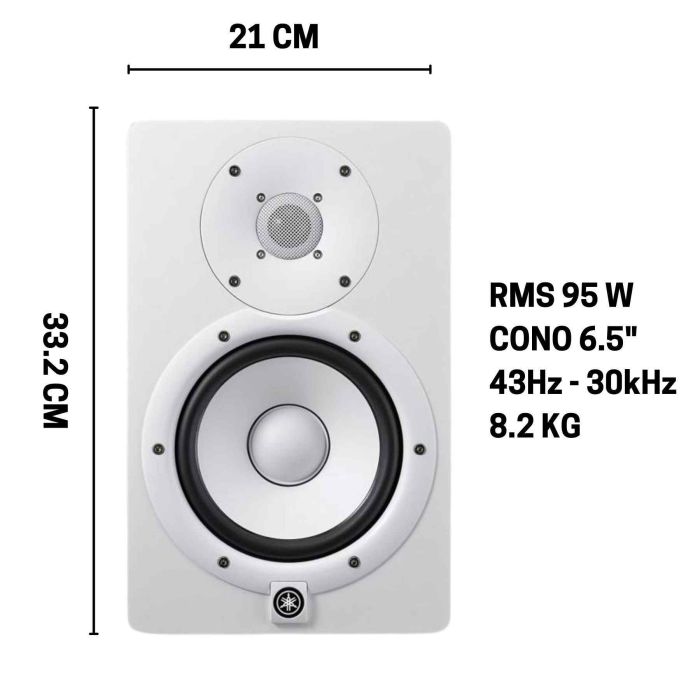 Yamaha HS7 WHITE main product photo