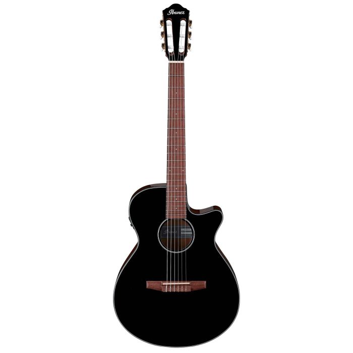 Chitarra Classica Elettrificata Ibanez AEG50N-BKH black high gloss main product photo