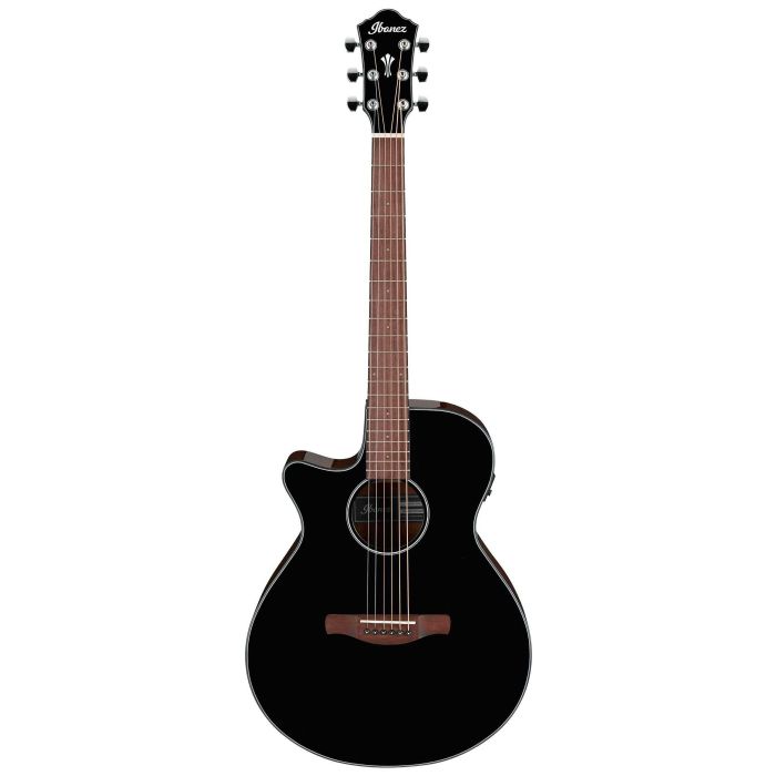 Chitarra Acustica mancina Elettrificata Ibanez AEG50L-BKH black high gloss main product photo