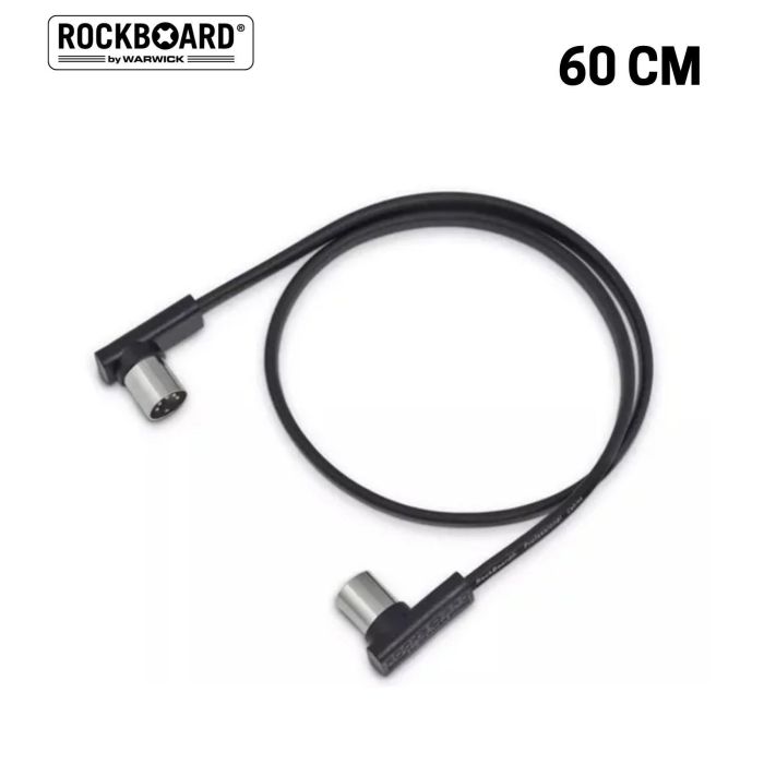 Cavo midi 60cm Rockboard Flat RBO CAB MIDI 60 black main product photo