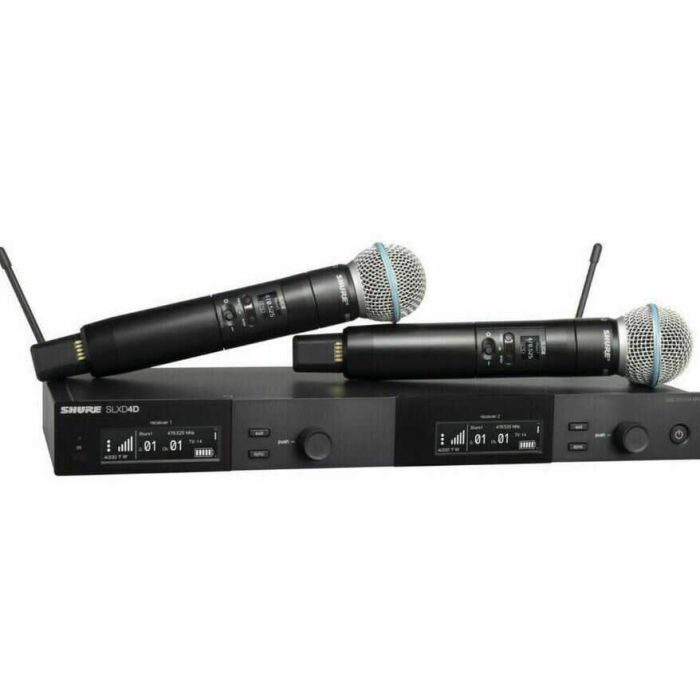 Shure SLXD24DE/Beta58 Radiomicrofono doppio palmare main product photo