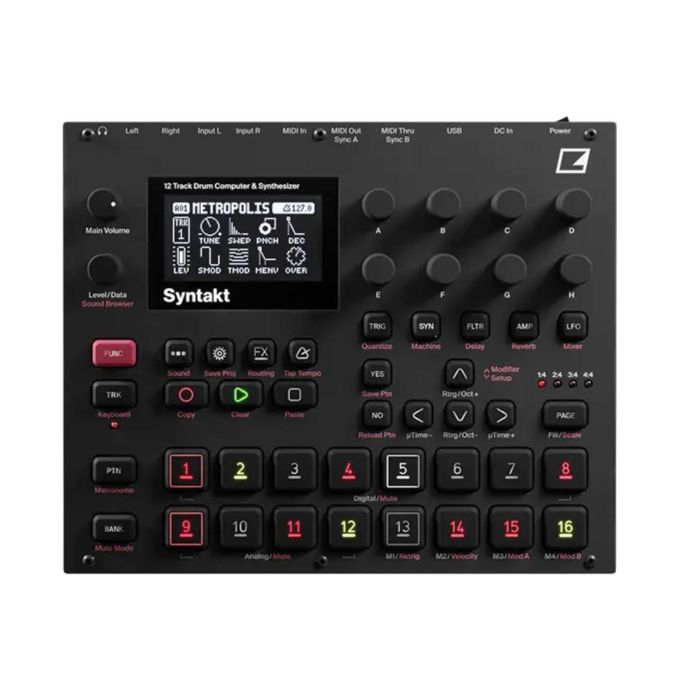Drum Machine Elektron SYNTAKT main product photo