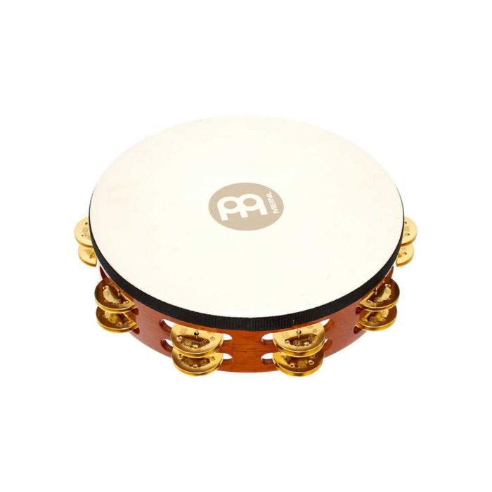Tamburello basco Meinl 10" TAH2B-AB piattini ottone pelle naturale african brown main product photo