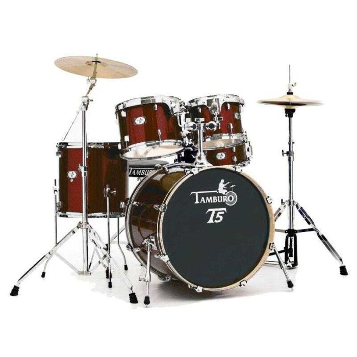Tamburo T5 18" 5pz Completa Red Sparkle main product photo
