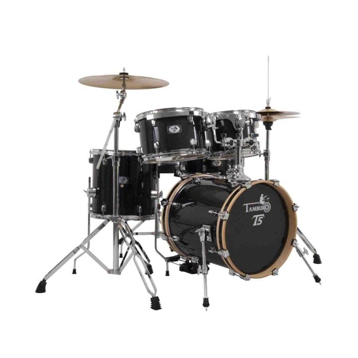 Tamburo T5 16" 5pz Completa Black Sparkle main product photo