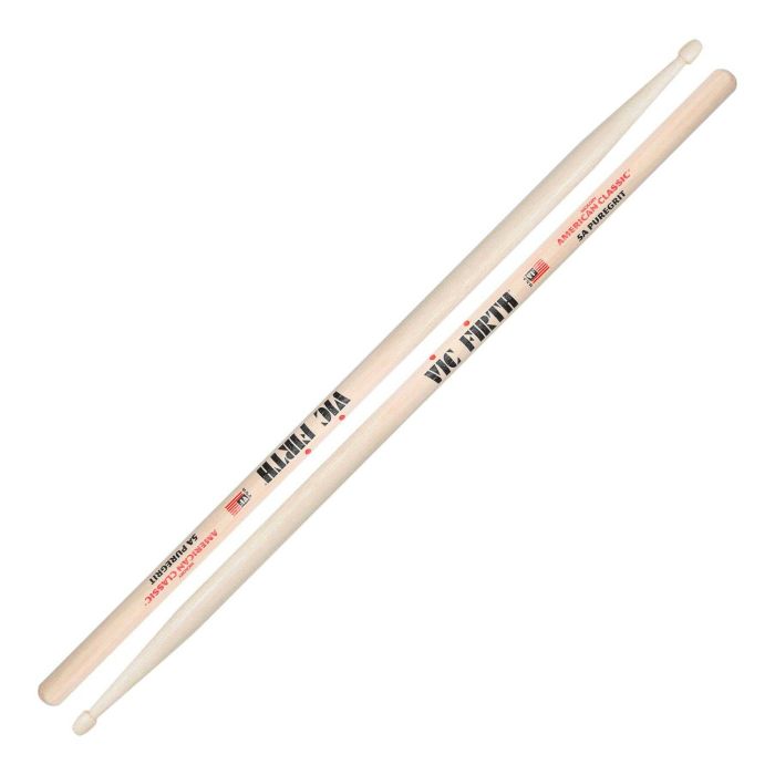 Bacchette Vic Firth 5APG American classic 5A Puregrit hickory punta legno main product photo