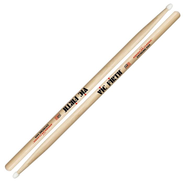 Bacchette Vic Firth American Classic X5AN Hickory Punta Nylon Goccia main product photo