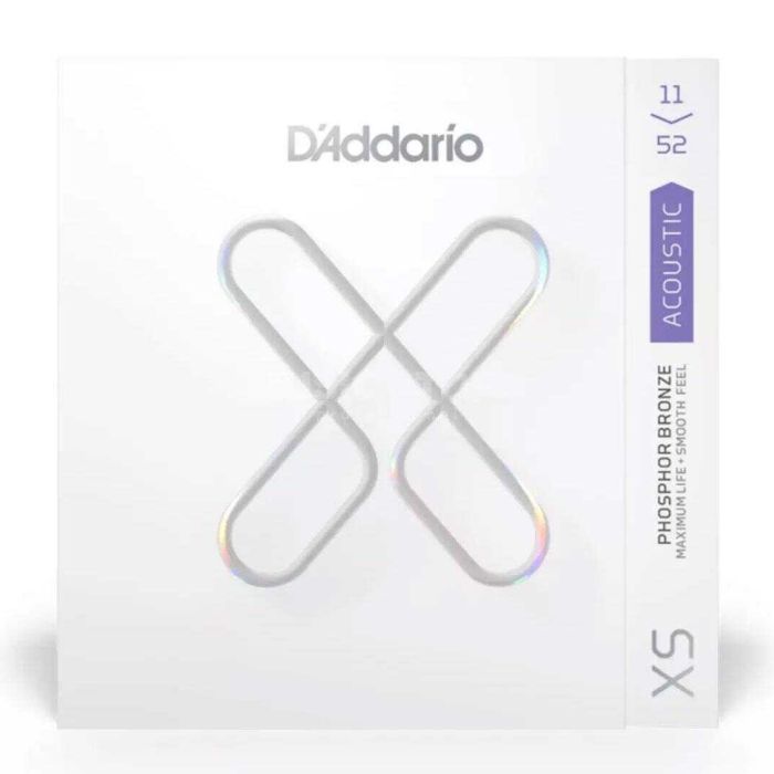 Corde Acustica D`Addario XSAPB1152 XS Phosphor Bronze custom light 11-52 main product photo