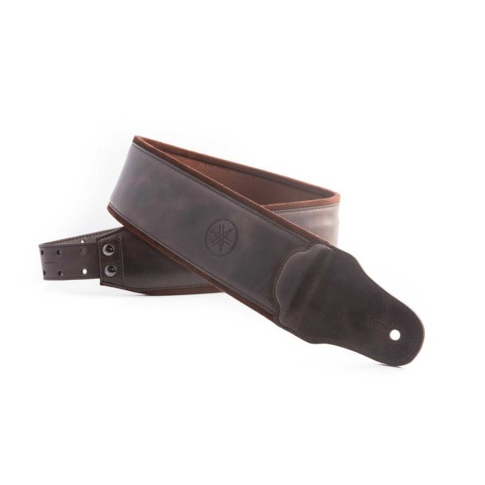 Tracolla Yamaha Smooth brown marrone pelle 8cm main product photo
