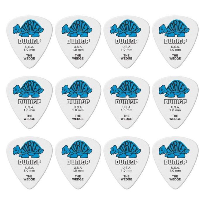 Dunlop 424P1.0 Tortex wedge 12pz 1.0mm main product photo