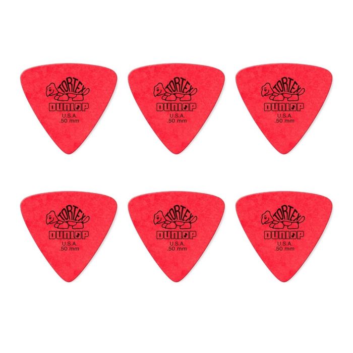 Dunlop 431P.50 Tortex triangle 6pz .50mm main product photo