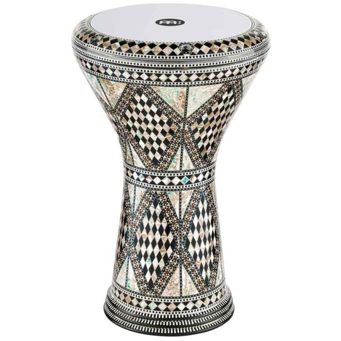 Meinl AEED1 Darbuka 8 3/4" white burl mosaic royale main product photo